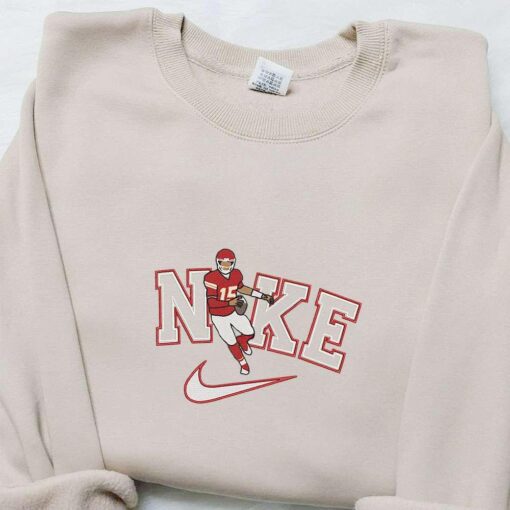 Football Player x Nike Embroidered Shirt Sports Embroidered Hoodie Nike Inspired Embroidered T Shirt