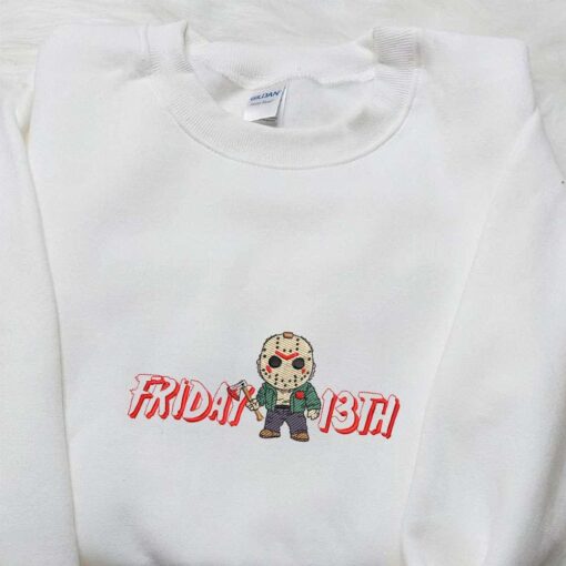 Friday th Jason Voorhees Halloween Embroidered Shirt Best Halloween Gifts Ideas