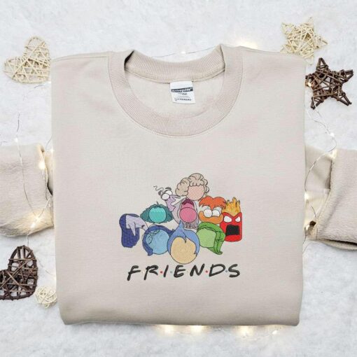 Friends Inside Out 2 Disney Characters Embroidered Shirt Best Gift Idea For Family
