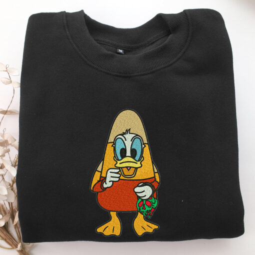 Funny Donald Duck Embroidery, Disneyland Embroidered Sweatshirt, Movie Disney Inspired, Best Gifts Idea For Him Her - Image 5