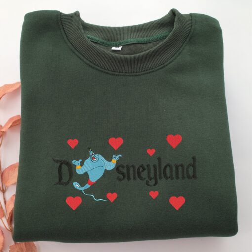 Genie Disneyland Embroidery, Disneyland Embroidered Sweatshirt, Movie Disney Inspired, Best Gifts Idea For Him Her - Image 3