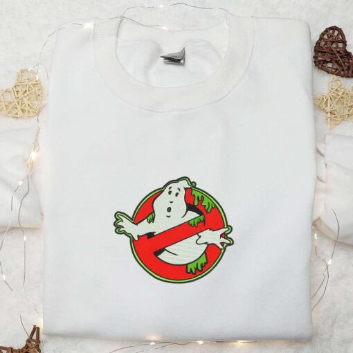 Ghostbusters Embroidered Sweatshirt Halloween Embroidered Hoodie Best Gifts for Halloween Lovers