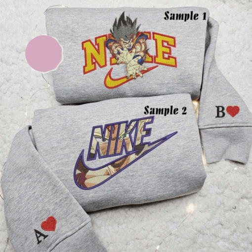 Goku Radial Kamehameha Dragon Ball Anime Embroidered Couples Shirts, Best Gift for Anime Fans