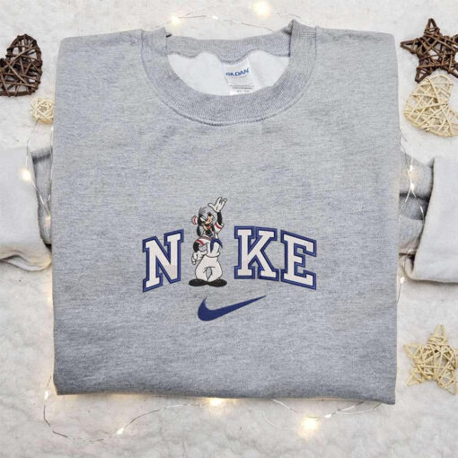 Goofy Cruise x Nike Embroidered Shirt Disney Characters Embroidered Shirt Nike Inspired Embroidered Hoodie