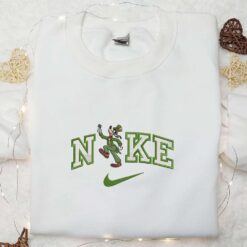 Goofy With Shamrock x Nike Embroidered Shirt Disney Characters Embroidered Shirt Saint Patricks Day Embroidered Hoodie