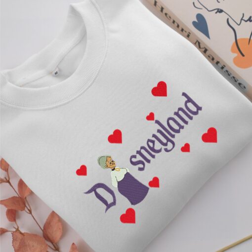 Granny Disneyland Embroidery, Disneyland Embroidered Sweatshirt, Movie Disney Inspired, Best Gifts Idea For Him Her - Image 2
