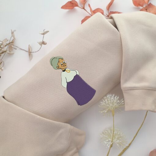 Granny Embroidery, Disneyland Embroidered Sweatshirt, Movie Disney Inspired, Best Gifts Idea For Him Her