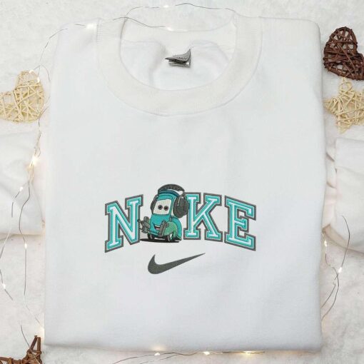 Guido x Nike Embroidered Shirt Disney Cars Embroidered Hoodie Best Gift Ideas