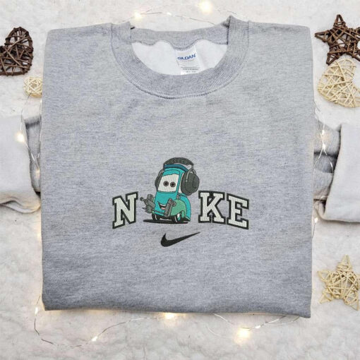 Guido x Nike Embroidered Shirt Disney Cars Embroidered Hoodie Best Gift Ideas
