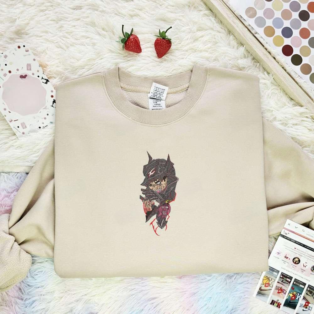 Guts Armor Berserk Anime Embroidered Shirt , Anime Embroidered T-shirt Sweatshirt Hoodie, Inspired Anime Movie, Best Gift for Anime Fans