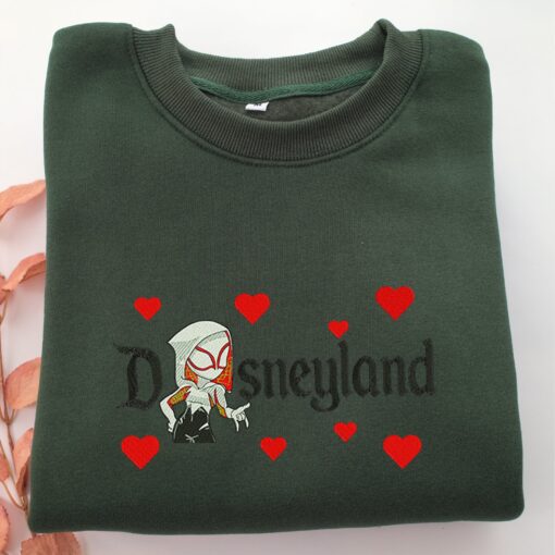 Gwen Stacey Disneyland Embroidery, Disneyland Embroidered Sweatshirt, Movie Disney Inspired, Best Gifts Idea For Him Her - Image 3