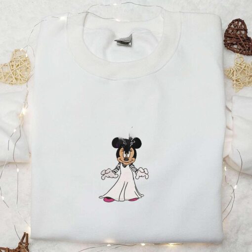 Halloween Minnie Mouse Embroidered Shirt Disney Halloween Embroidered Shirt Best Gifts for Halloween Lovers