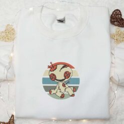 Halloween Voodoo Doll Embroidered Shirt Friends Halloween Embroidered Shirt Halloween Tee Shirts