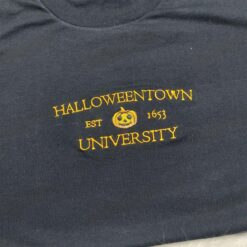 Halloweentown University Est 65 Embroidered Shirt Vintage Halloween Sweatshirts Ha