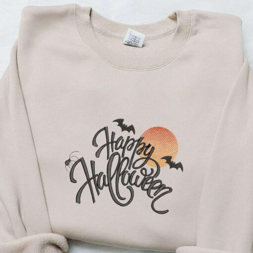 Happy Halloween Embroidered Shirt Halloween Embroidered Shirt Best Halloween Gift Ideas For Family