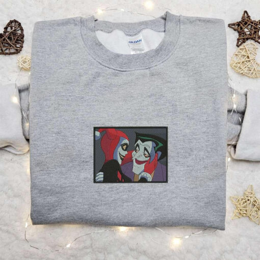Harley Quinn Embroidered Shirt Halloween Movie Embroidered Shirt Best Gifts for Halloween Lovers