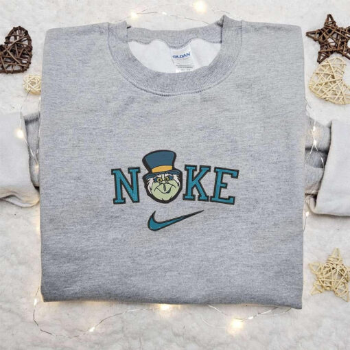 Haunted Mansion Face x Nike Embroidered Sweatshirt Walt Disney Characters Embroidered Shirt Best Halloween Gift Ideas