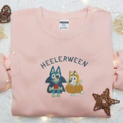 Heelerween Embroidered Hoodie The Bluey Disney Halloween Embroidered Hoodie Best Halloween Gift Ideas For Kids