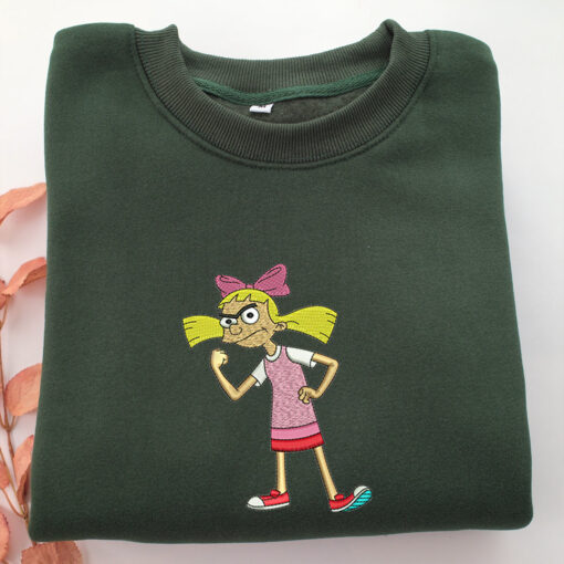 Helga Pataki Embroidery, Disneyland Embroidered Sweatshirt, Movie Disney Inspired, Best Gifts Idea For Him Her - Image 3