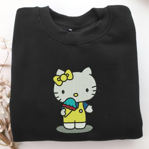 Hello Kitty Embroidery, Disneyland Embroidered Sweatshirt, Movie Disney Inspired, Best Gifts Idea For Him Her - Image 5