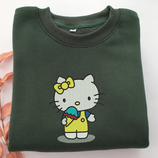 Hello Kitty Embroidery, Disneyland Embroidered Sweatshirt, Movie Disney Inspired, Best Gifts Idea For Him Her - Image 3