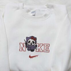 Hello Kitty Ghostface x Nike Embroidered Sweatshirt Nike Inspired Embroidered Shirt The Best Halloween Gift