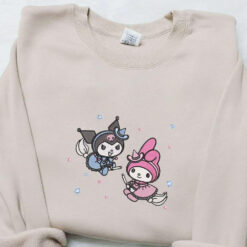 Hello Kitty Halloween Embroidered Shirt Cute Embroidered Shirt Best Gifts for Daughter