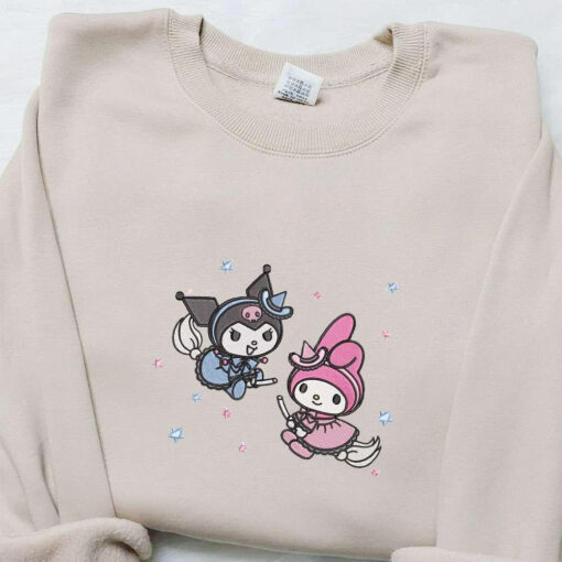 Hello Kitty Halloween Embroidered Shirt Cute Embroidered Shirt Best Gifts for Daughter