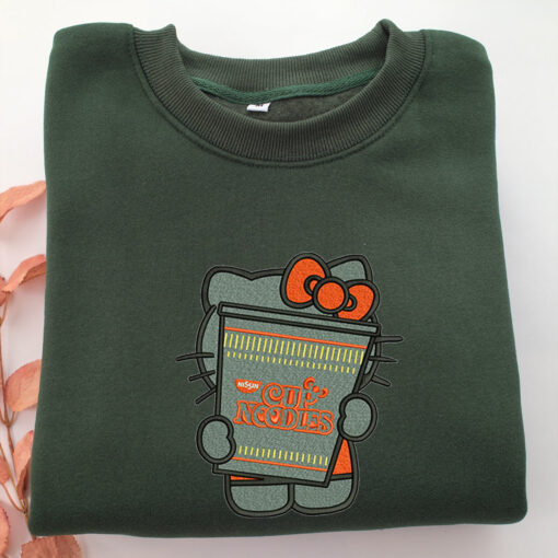 Hello Kitty Noodles Embroidery, Disneyland Embroidered Sweatshirt, Movie Disney Inspired, Best Gifts Idea For Him Her - Image 3