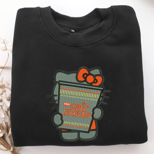 Hello Kitty Noodles Embroidery, Disneyland Embroidered Sweatshirt, Movie Disney Inspired, Best Gifts Idea For Him Her - Image 5