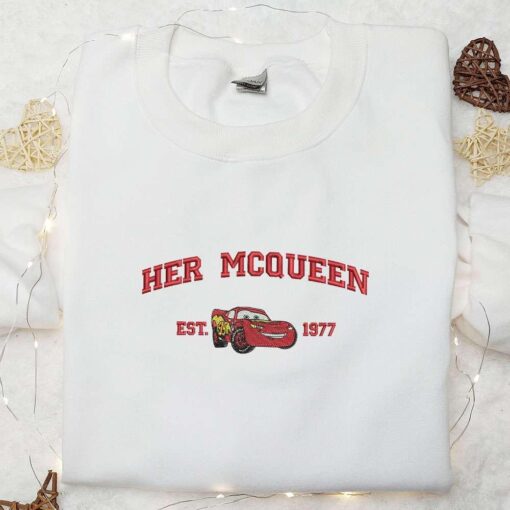 Her McQueen Est 977 Embroidered Shirt Inspired Movie Best Gift Idea For Family
