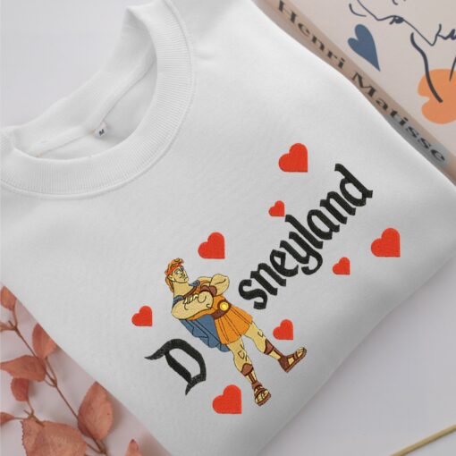 Hercules Disneyland Embroidery, Disneyland Embroidered Sweatshirt, Movie Disney Inspired, Best Gifts Idea For Him Her - Image 2