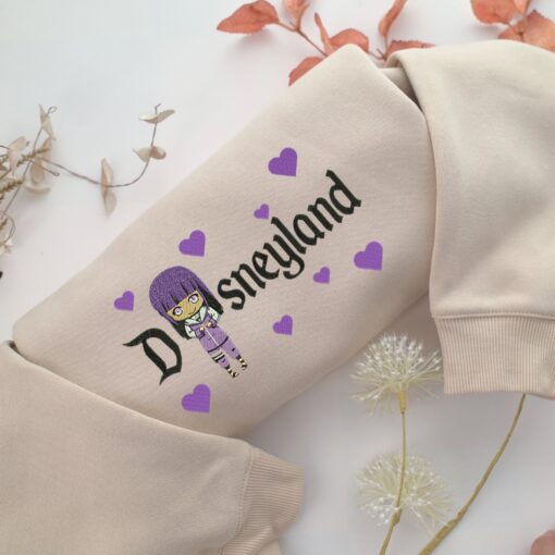 Hinata v2 Disneyland Embroidery, Disneyland Embroidered Sweatshirt, Movie Disney Inspired, Best Gifts Idea For Him Her