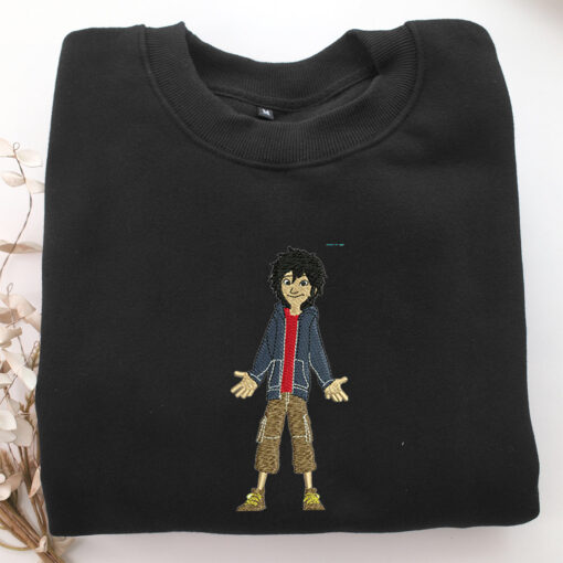 Hiro Hamada Embroidery, Disneyland Embroidered Sweatshirt, Movie Disney Inspired, Best Gifts Idea For Him Her - Image 5