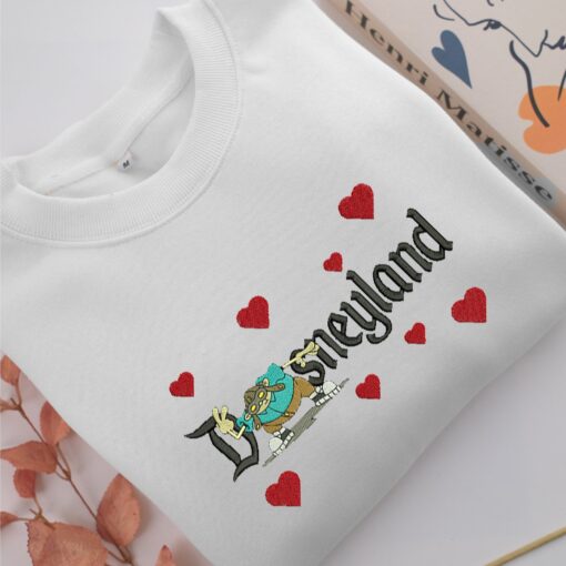 Hoagie Gilligan Disneyland Embroidery, Disneyland Embroidered Sweatshirt, Movie Disney Inspired, Best Gifts Idea For Him Her - Image 2