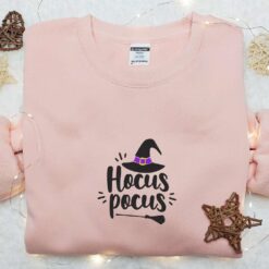 Hocus Pocus Embroidered Sweatshirt Halloween Embroidered Shirt Best Halloween Gift Ideas