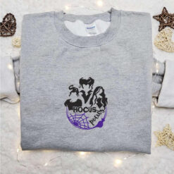 Hocus Pocus Sanderson Sisters Embroidered Sweatshirt Halloween Embroidered Shirt Best Halloween Gift Ideas