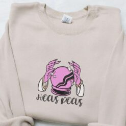 Hocus Pocus Witch Crystal Ball Embroidered Sweatshirt Halloween Embroidered Hoodie Best Halloween Gift Ideas