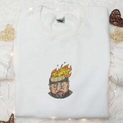 Home Alone Head on Fire Embroidered Shirt Movie Embroidered Shirt Best Gifts for Family