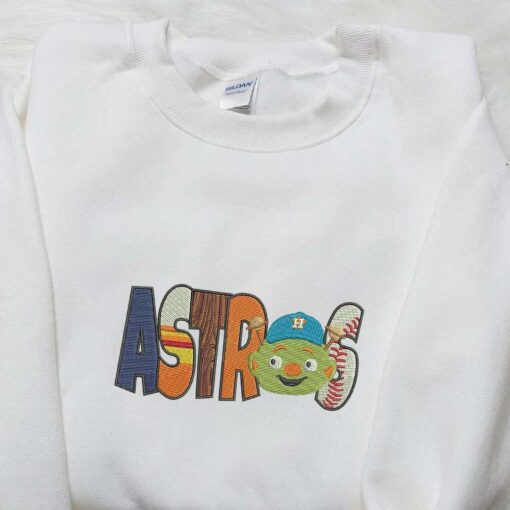 Houston Astros Orbit MLB Sports Embroidered Shirt Best Gift Idea For Fans