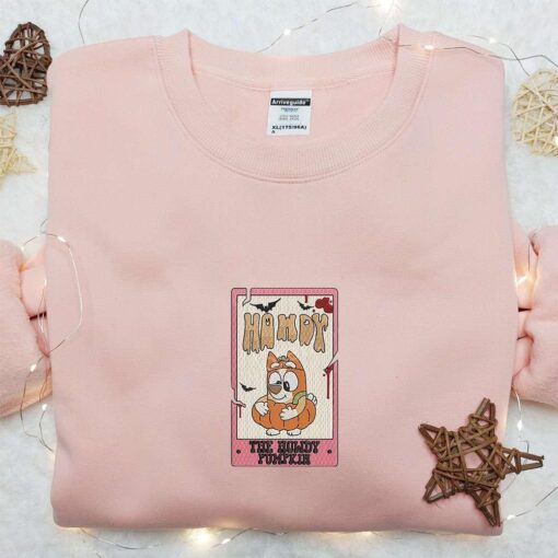 Howdy Pumpkin Embroidered Shirt The Bluey Halloween Embroidered T shirt Best Halloween Gift Ideas