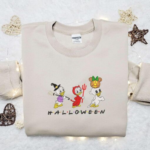 Huey Dewey And Louie Ducks Halloween Embroidered Shirt Best Gift Ideas For Family