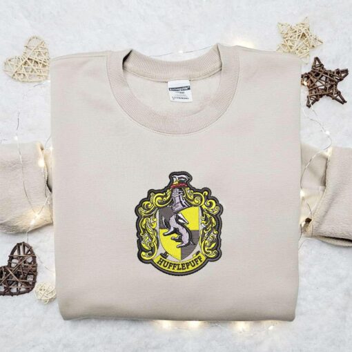 Hufflepuff Harry Potter Movie Embroidered Shirt Best GIft For Fans