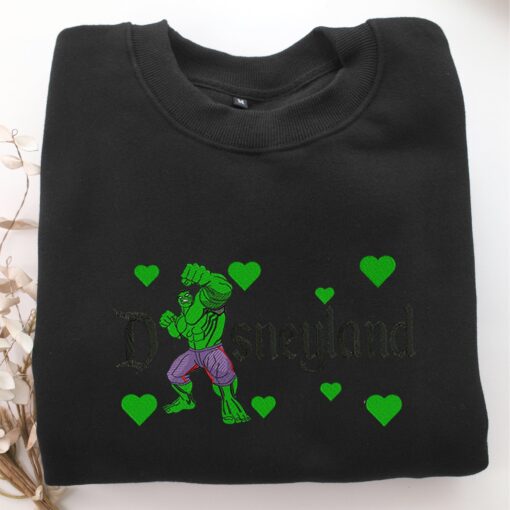 Hulk Disneyland Embroidery, Disneyland Embroidered Sweatshirt, Movie Disney Inspired, Best Gifts Idea For Him Her - Image 5