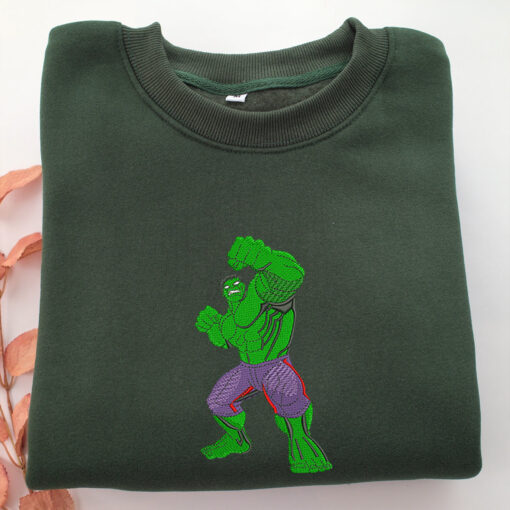 Hulk Embroidery, Disneyland Embroidered Sweatshirt, Movie Disney Inspired, Best Gifts Idea For Him Her - Image 3