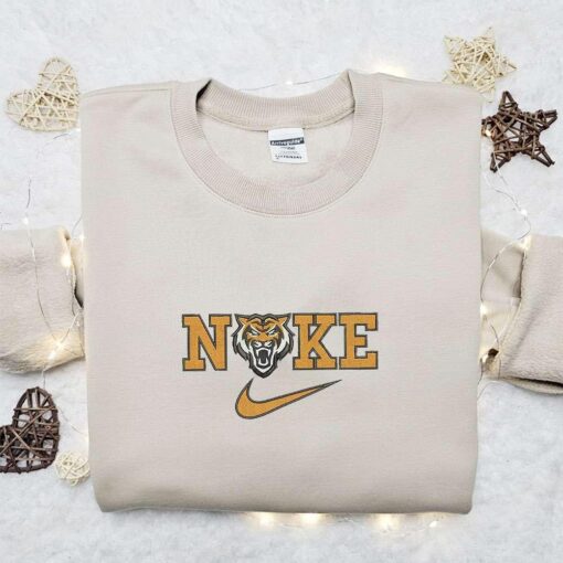 Idaho State Bengals x Nike Embroidered Shirt NCAA Sports Embroidered Hoodie Best Fandom Gift Idea 1