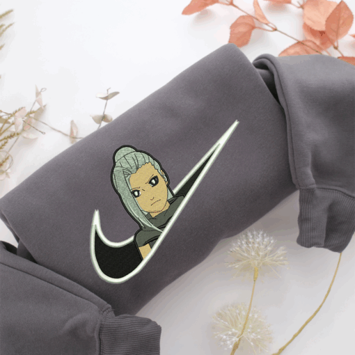 Ino Yamanaka Swoosh Nike Embroidered Sweatshirt, Nike Movie Inspired, Best Gifts Idea For Him Her - Image 4