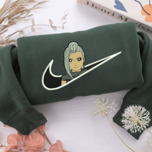 Ino Yamanaka Swoosh Nike Embroidered Sweatshirt, Nike Movie Inspired, Best Gifts Idea For Him Her - Image 3