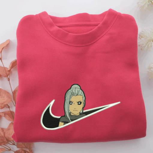 Ino Yamanaka Swoosh Nike Embroidered Sweatshirt, Nike Movie Inspired, Best Gifts Idea For Him Her - Image 5