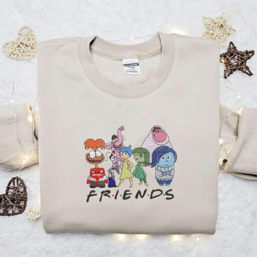 Inside Out Friends Disney Characters Embroidered Shirt Inspired Movie Best Gift Idea For Family